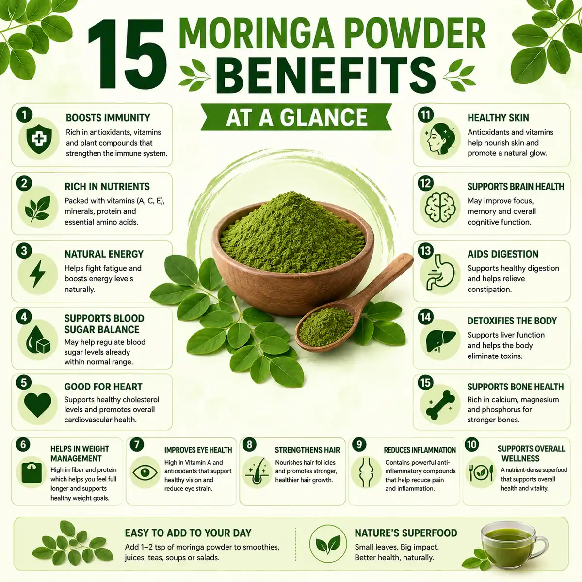 Moringa Powder Benefits