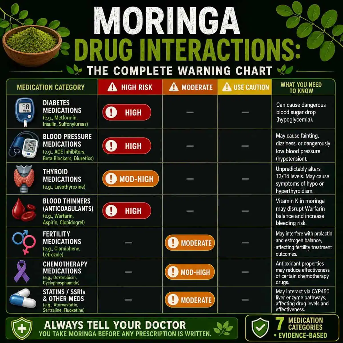 Moringa Side Effects
