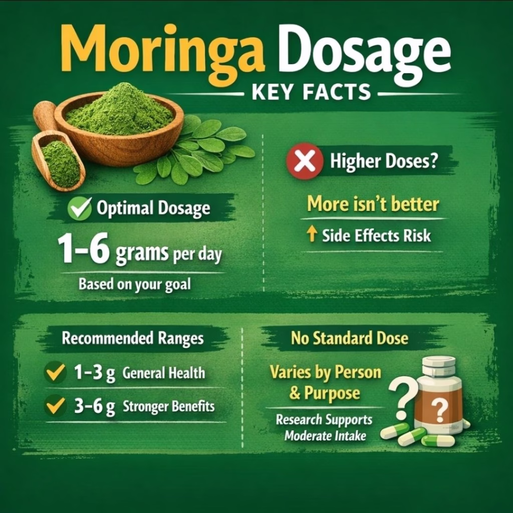 moringa dosage